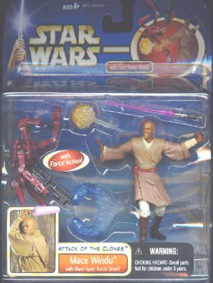 Mace Windu (deluxe with red Battle Droid)