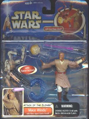 Mace Windu (deluxe with red Battle Droid pictured)