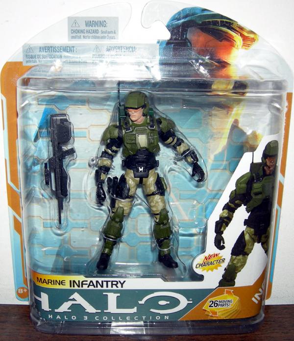 Halo Mega Bloks Set #97110 UNSC Tan Marine Mini Figure Collection Toy 