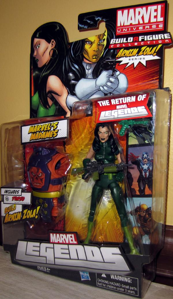 Marvel's Madames in green costume (Marvel Legends, Arnim Zola Series)