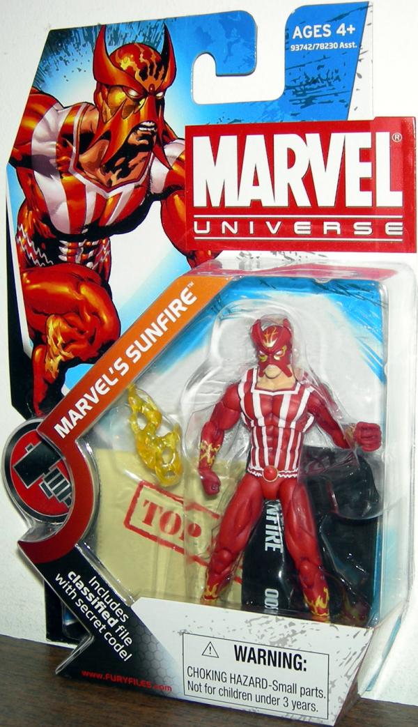 MARVEL'S SUNFIRE Marvel Universe 4" inch Action Figure #5 Series 2 Hasbro 2010 
