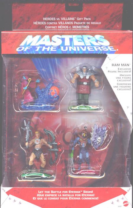 Masters of the Universe Mini 4-Pack with Ram Man