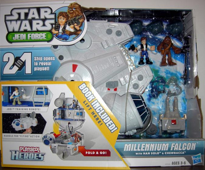 Millennium Falcon with Han Solo & Chewbacca (Playskool Heroes)