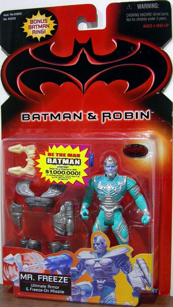 Mr. Freeze (Batman & Robin, with ultimate armor and bonus Batman ring)
