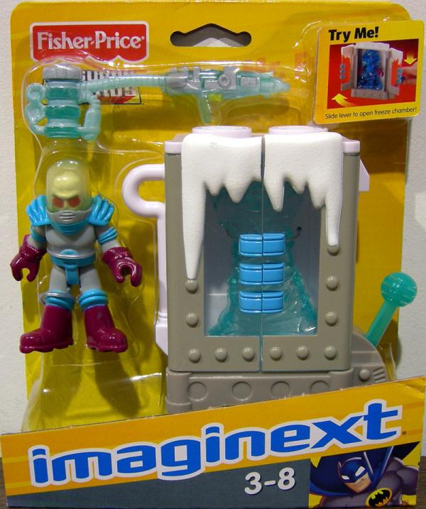 Mr. Freeze with freeze chamber (Imaginext)
