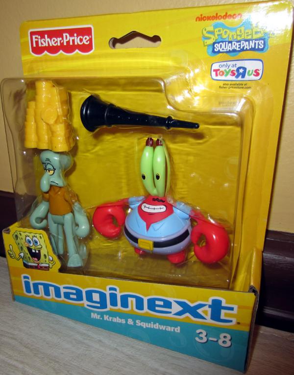 Mr. Krabs & Squidward (Imaginext, Toys R Us Exclusive)