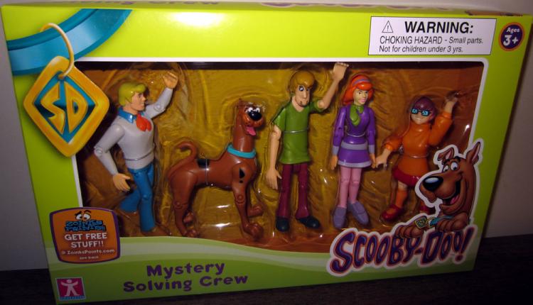 Mystery Solving Crew 5-Pack (with fright face Scooby)