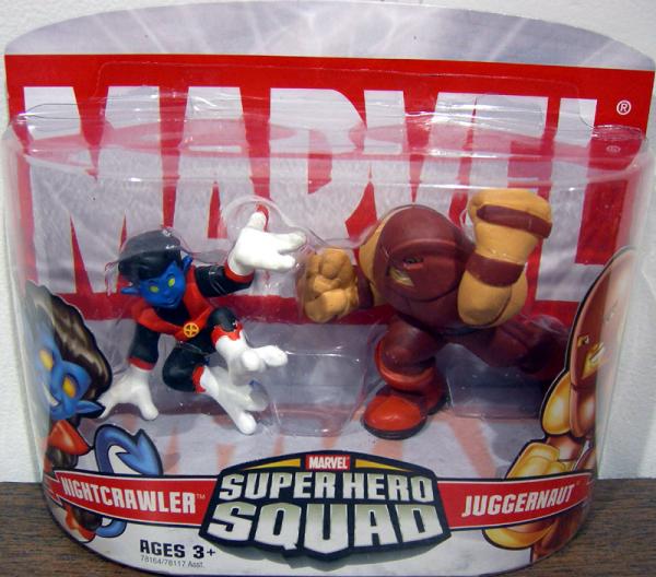 Nightcrawler & Juggernaut (Super Hero Squad)