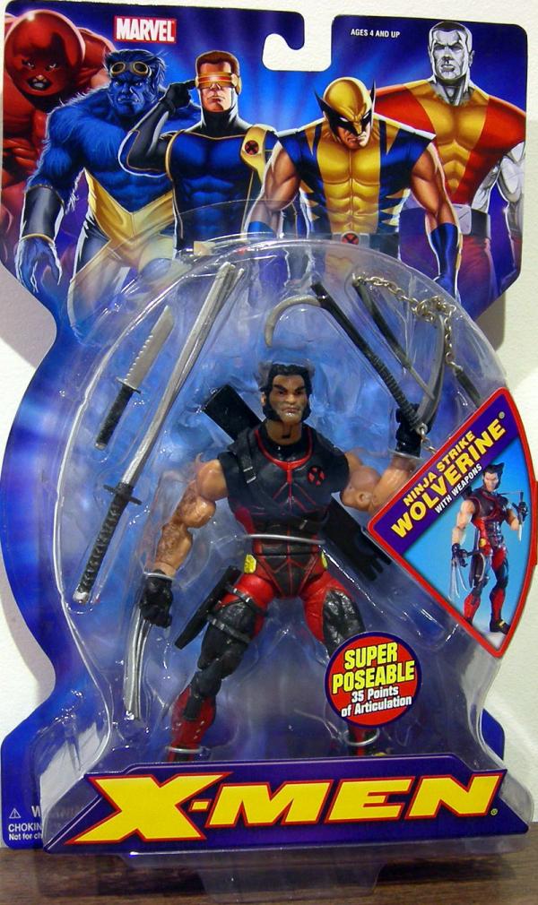 Ninja Strike Wolverine with Weapons (X-Men)