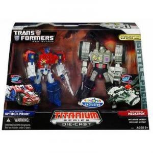 Optimus Prime vs. Megatron (War Within Titanium Die-Cast)