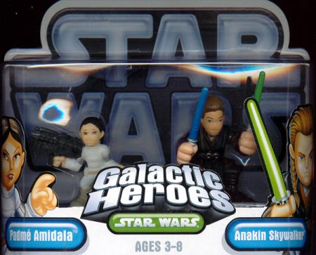 Padme Amidala & Anakin Skywalker (Galactic Heroes)