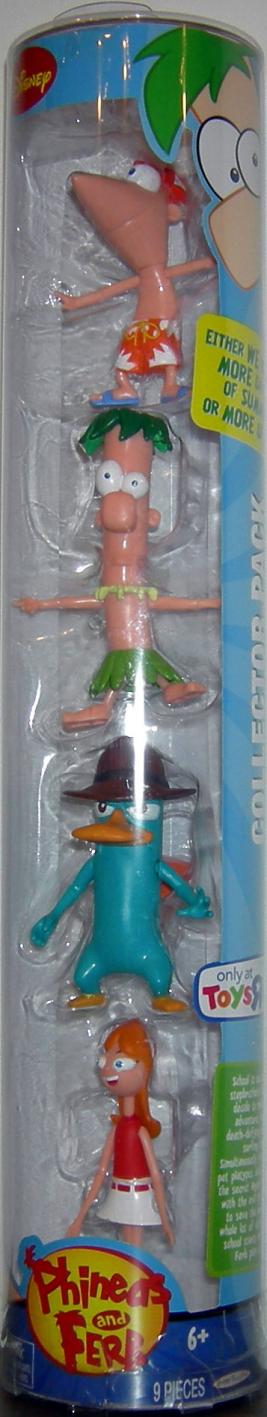 Phineas, Ferb, Agent P & Candace 4-Pack