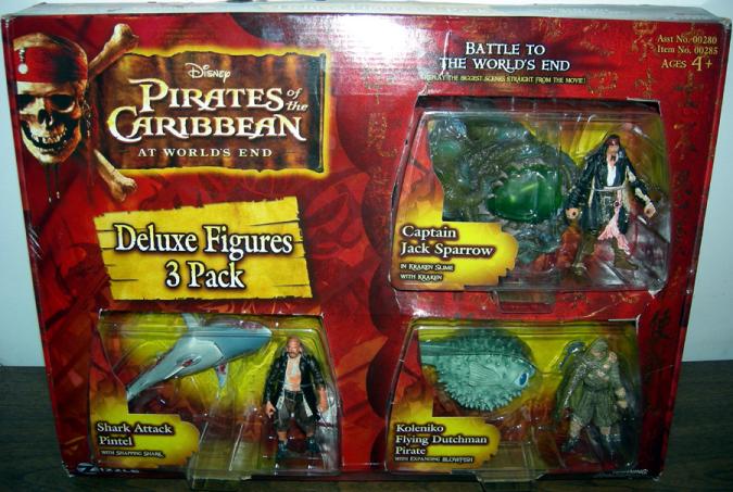 Pirates of the Caribbean Deluxe Figure Jack Sparrow Koleniko Pintel