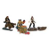 Pirates of the Caribbean Deluxe Figure 3Pack Sparrow Turner Davy Jones