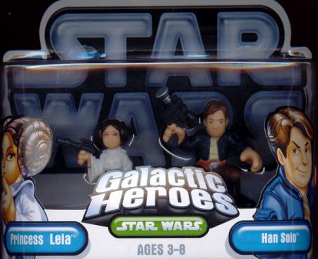 Princess Leia & Han Solo (Galactic Heroes)