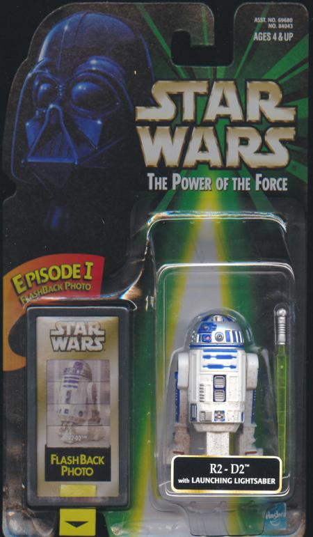 R2-D2 (FlashBack with lightsaber on right side)