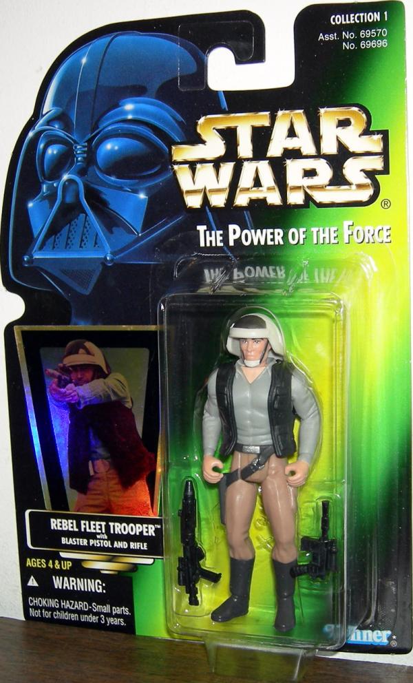 Star wars potf rebel fleet trooper figurine 