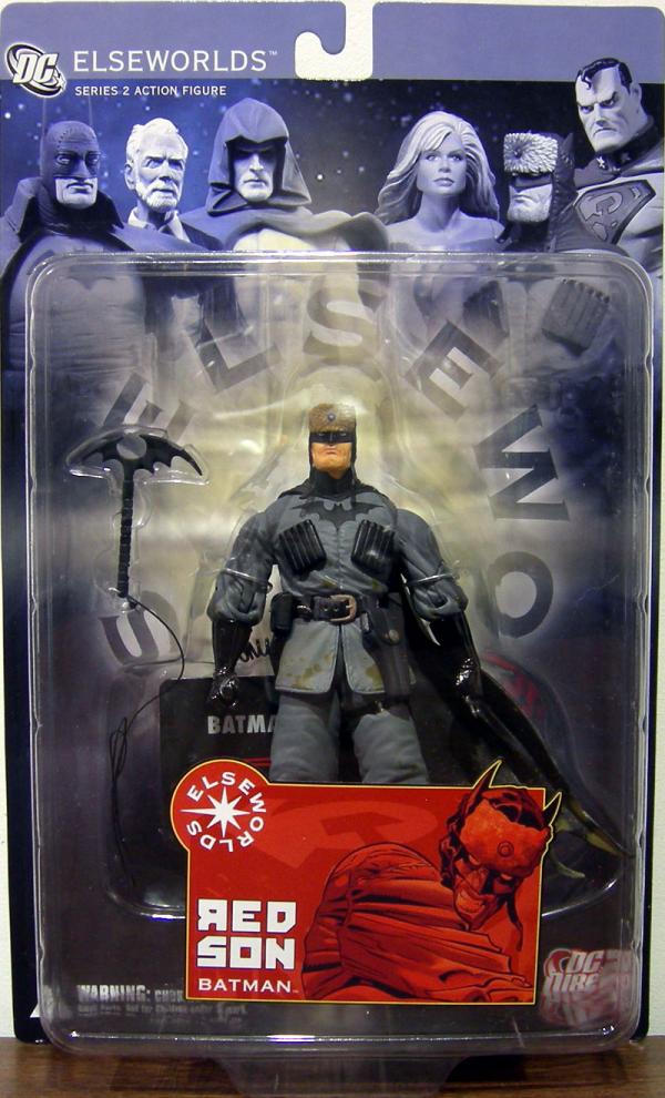 Red Son Batman Figure Elseworlds Series 2 DC Direct