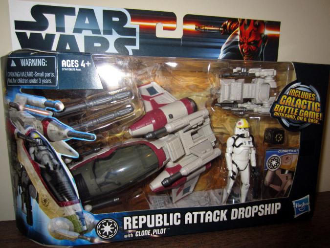 Republic Attack Dropship with Clone Pilot