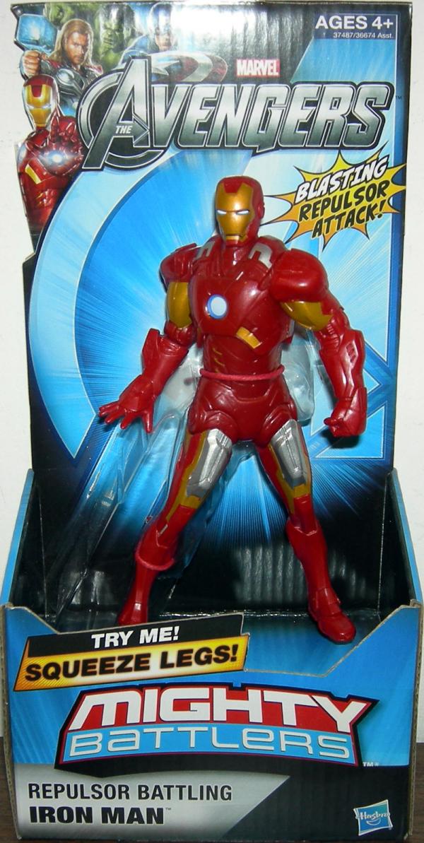 Repulsor Battling Iron Man (Avengers, Mighty Battlers)