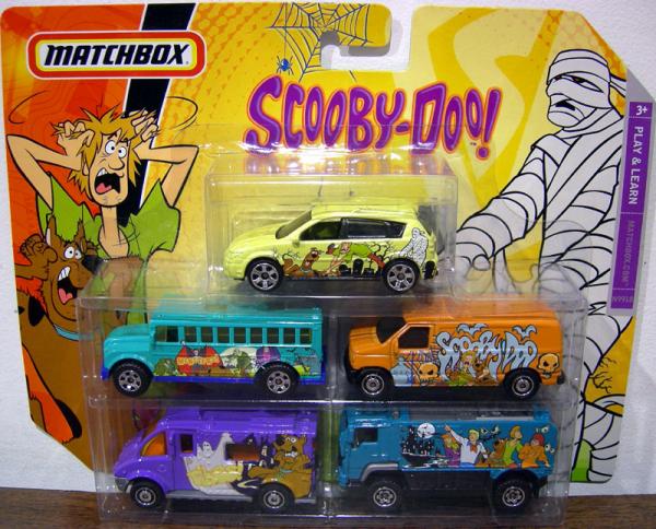 Scooby-Doo Matchbox 5-Pack (with school bus)