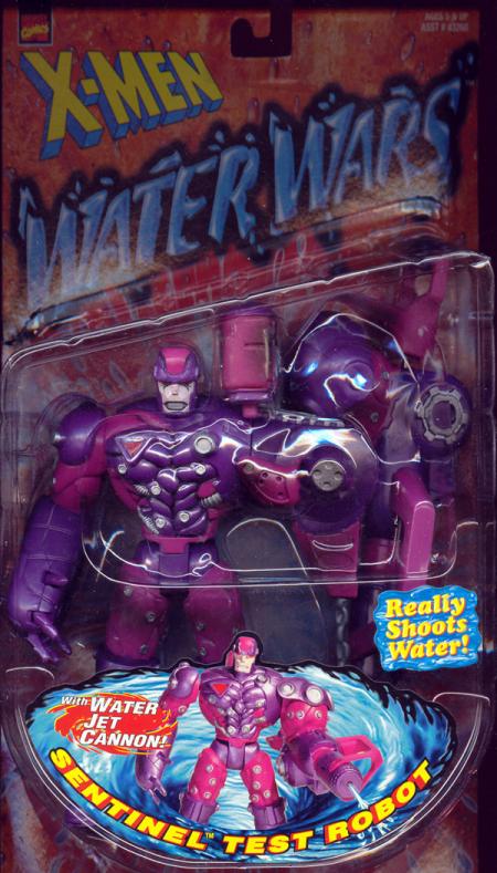X-men Water Wars Sentinel Test Robot 6"in Figure W/water Jet Cannon 1997 Toy Biz for sale online 