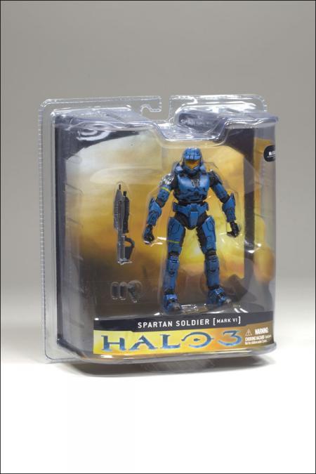 Spartan Soldier (Halo 3, Mark VI, blue)
