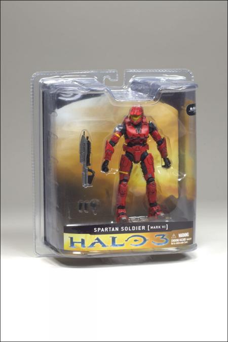 Spartan Soldier (Halo 3, Mark VI, red)