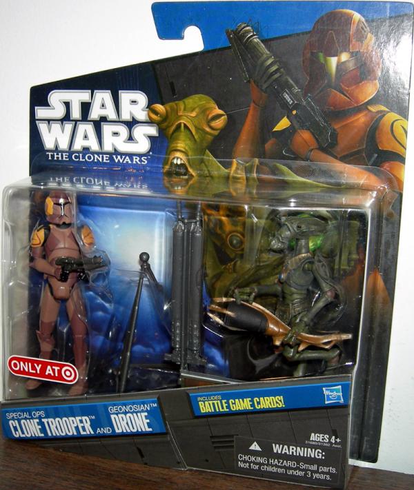 Special Ops Clone Trooper and Geonosian Drone 2-Pack