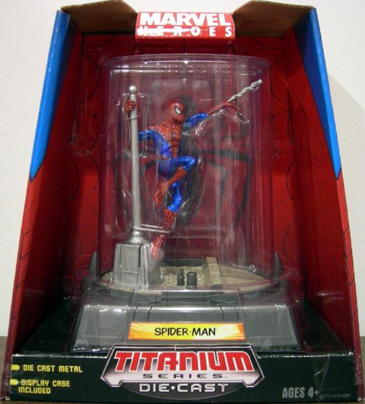 Sand-Man Figure Marvel Spiderman Titanium Die Cast 
