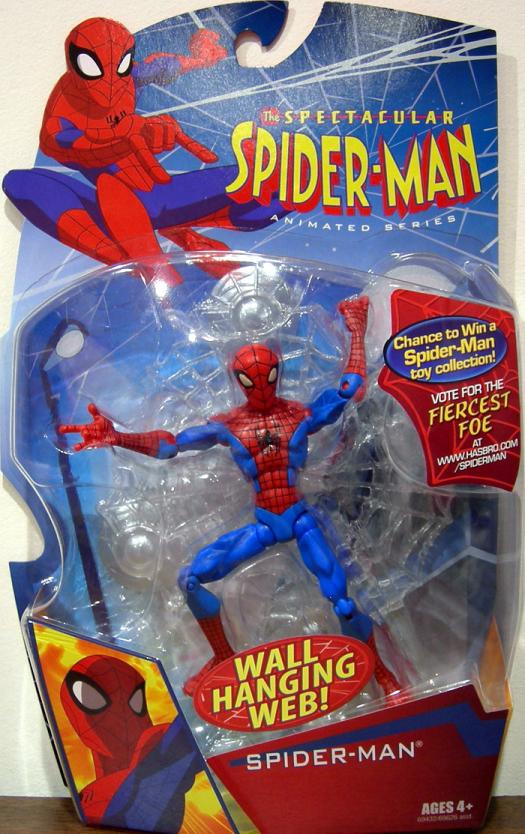 Spider-Man with Wall Hanging Web (Spectacular Animated Series)