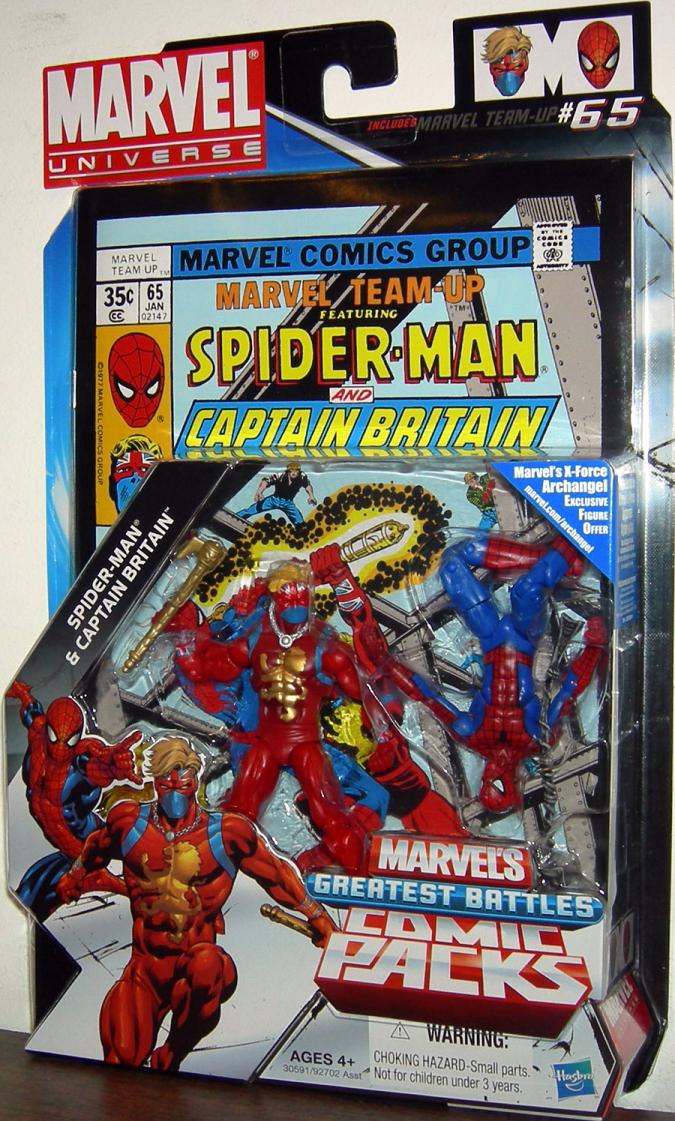 Spider-Man & Captain Britain (Comic Packs, #65)