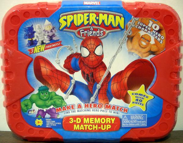 Spider-Man & Friends 3-D Memory Match-Up (with 3 new friends)