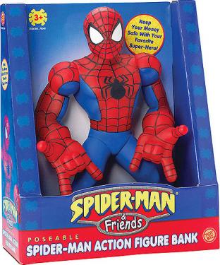 Spider-Man & Friends Action Figure Bank
