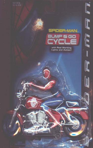 Spider-Man Bump & Go Cycle (movie, vintage)