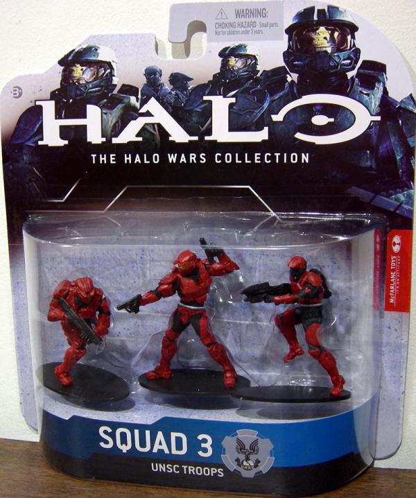 Squad 3 UNSC Troops (red)