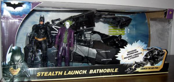 Stealth Launch Batmobile, with 2 bonus figures (The Dark Knight)