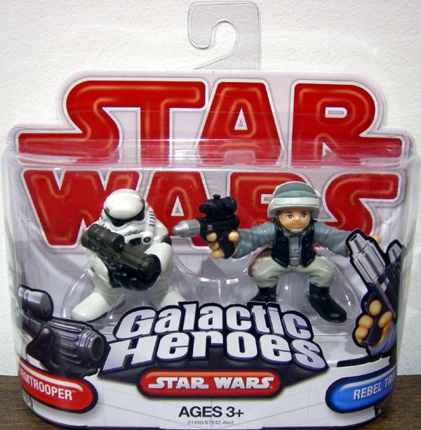 Stormtrooper & Rebel Trooper (Galactic Heroes)
