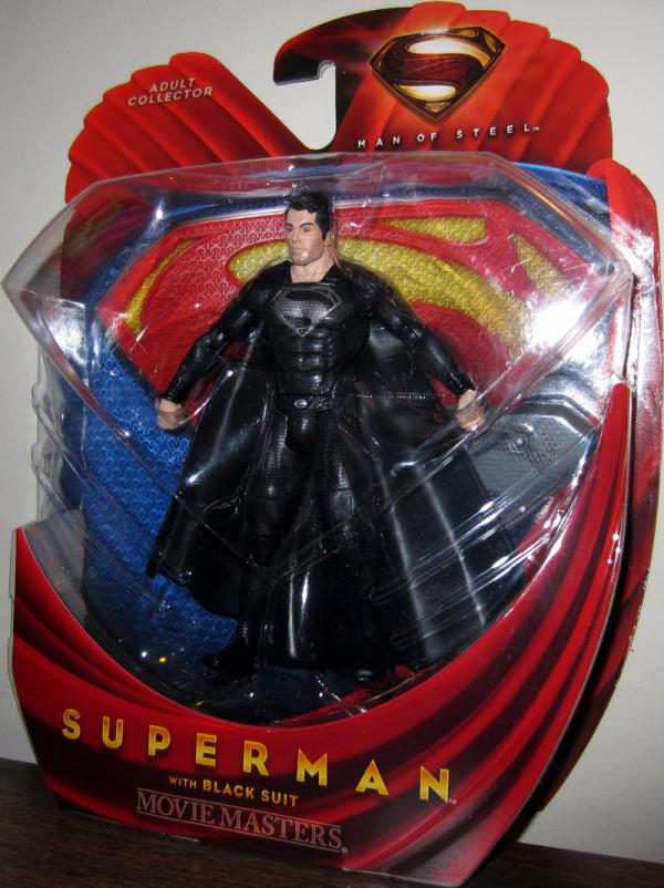 Superman with Black Suit (Movie Masters)