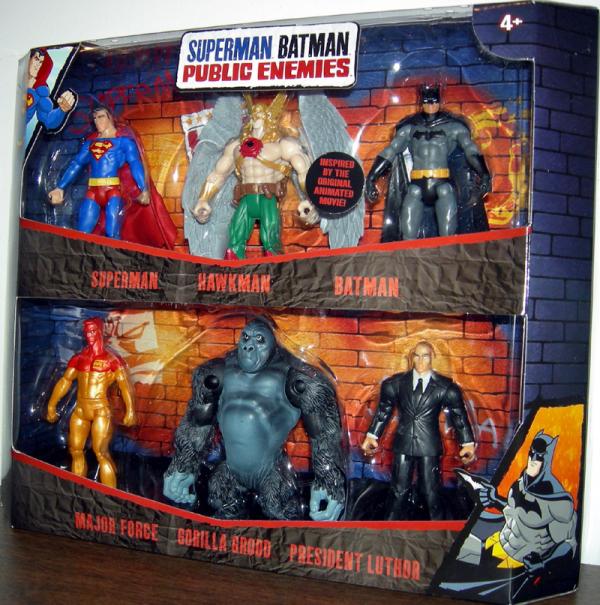 Mattel superman & batman: public enemies, superman (metallic)