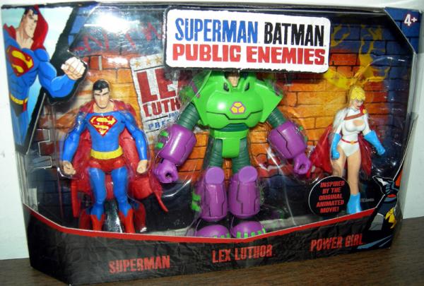 Superman, Lex Luthor & Power Girl (Superman Batman Public Enemies)