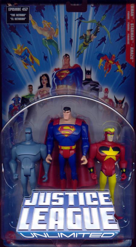 Superman, Starman & Amazo 3-Pack (Justice League Unlimited)