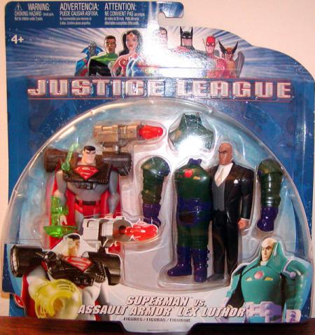 Superman vs. Assault Armor Lex Luthor (Justice League)
