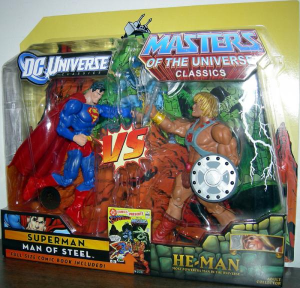 DC vs Masters of the Universe Classics SUPERMAN VS HE-MAN