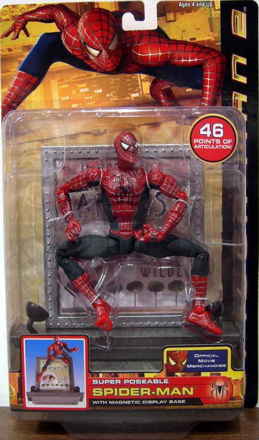 Super Poseable Spider-Man 2 (with magnetic display base)