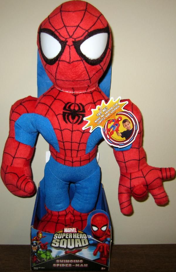 Superhero Squad Marvel Comics Spider-Man Plush 18 INCH 