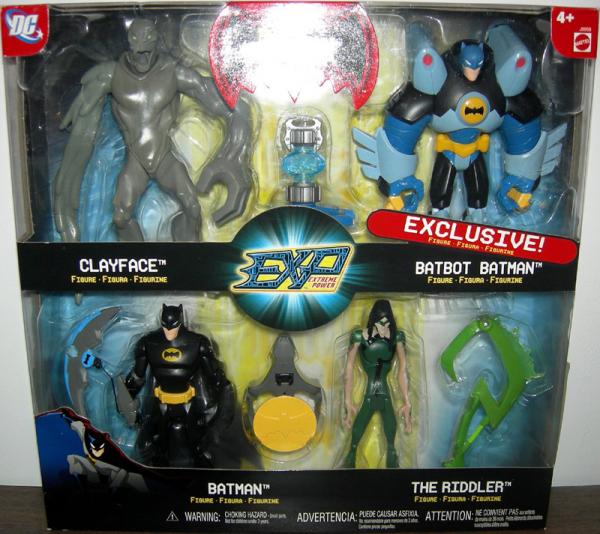 The Batman 4-Pack, with exclusive Batbot Batman (EXP)