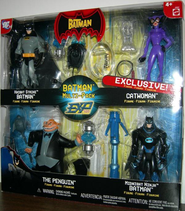 The Batman 4-Pack, with Exclusive Catwoman (EXP)