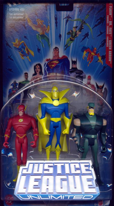 The Flash, Dr. Fate & Green Arrow 3-Pack (Justice League Unlimited)