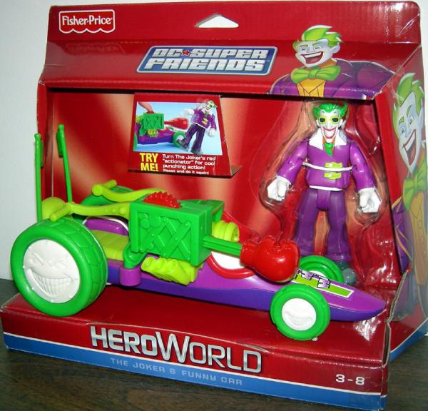 The Joker & Funny Car (DC Super Friends HeroWorld)